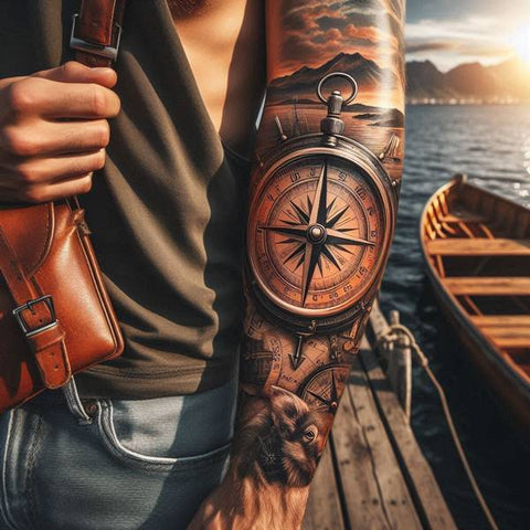 15 Fascinating Travel Tattoo Ideas 12