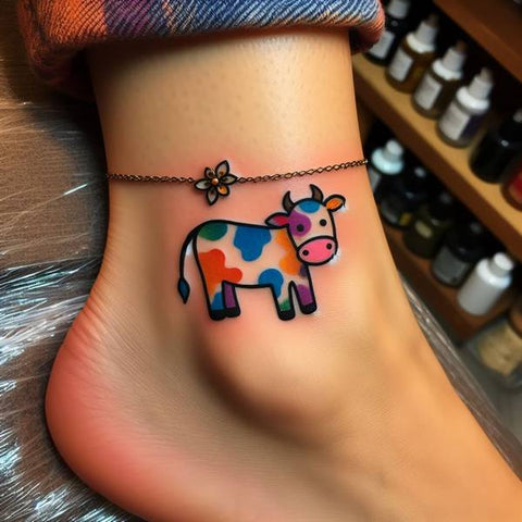 18 Fabulous Cow Tattoo Ideas For You 20