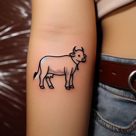 18 Fabulous Cow Tattoo Ideas For You 19