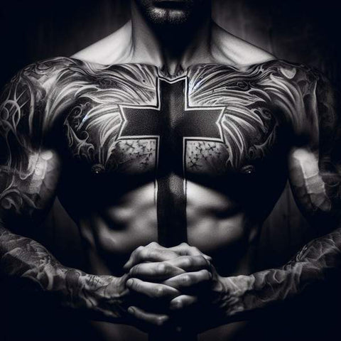 64 Charming Chest Tattoo Ideas For Men 3