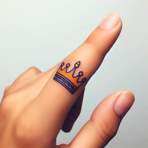29 Finger Tattoo Designs For Men 4 Crown Finger Tattoo 3722843b 8b19 471f 809e