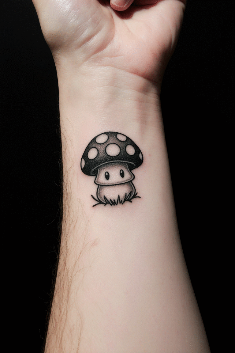 16 Artistic Mushroom Tattoo Ideas