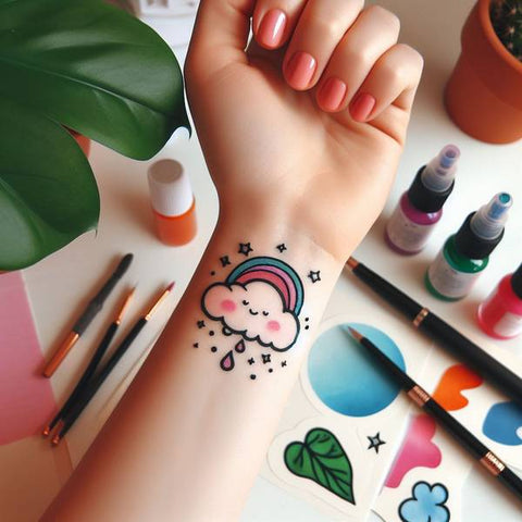 25 Cloud Tattoo Ideas To Fade Away Your Worries 40