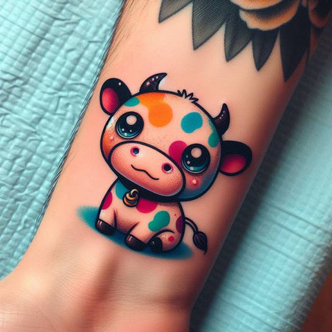 18 Fabulous Cow Tattoo Ideas For You 4