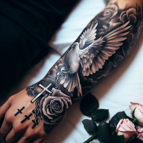 15 Alluring 3 Cross Tattoo Ideas To Look Stylish 9