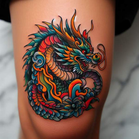 34 Kneecap Tattoo Ideas For Men 35