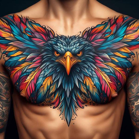 64 Charming Chest Tattoo Ideas For Men 5