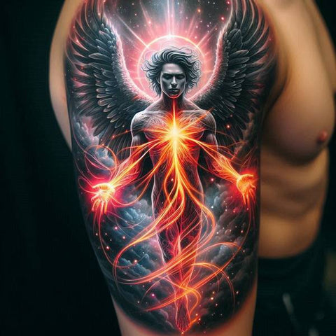 44 Motivating Ideas For Angel Tattoos 47
