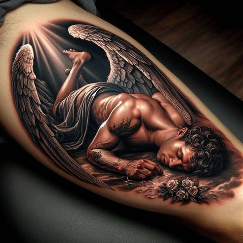 44 Motivating Ideas For Angel Tattoos 4 Fallen Angel Tattoo 9d11c79c 3e0e 4338 8719