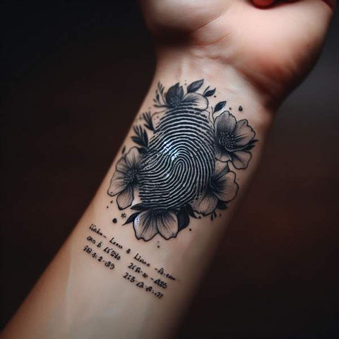 15 Unique Fingerprint Tattoo Ideas: Alluring Designs to Stand Out 15
