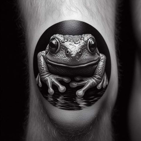 34 Kneecap Tattoo Ideas For Men 30