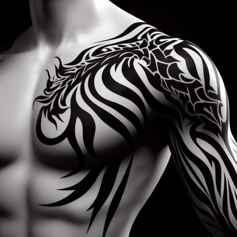 64 Charming Chest Tattoo Ideas For Men 1