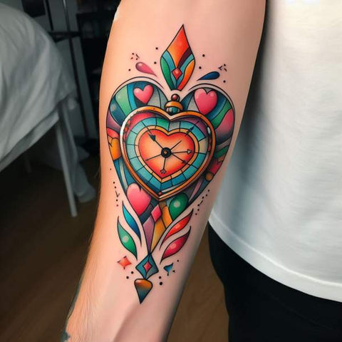30 Unique Clock Tattoo Ideas with Deep and Multifaceted Meanings 38