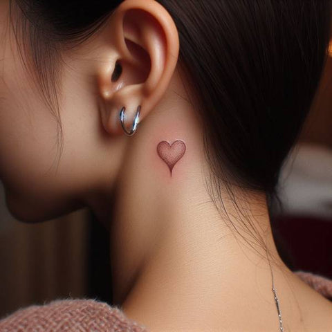 33 Cute Yet Meaningful Tattoos Behind The Ear 4