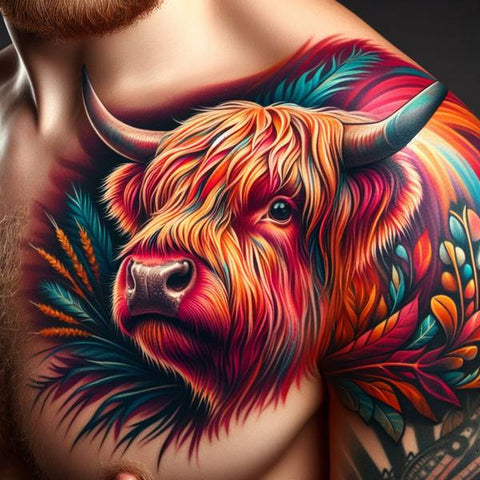 18 Fabulous Cow Tattoo Ideas For You 3