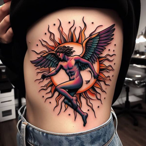 14 Icarus Tattoo Ideas To Inspire You 17