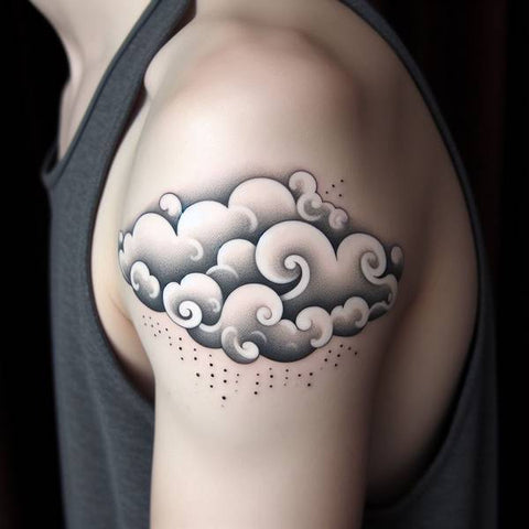 25 Cloud Tattoo Ideas To Fade Away Your Worries 3