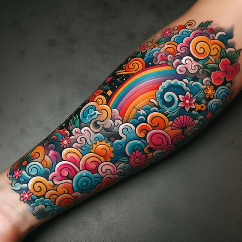 25 Cloud Tattoo Ideas To Fade Away Your Worries 4