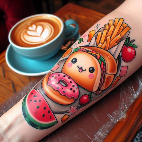 14 Humorous Food Tattoo Ideas and Meanings To Showcase Your Appetite To 4
