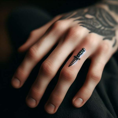 29 Finger Tattoo Designs For Men 19