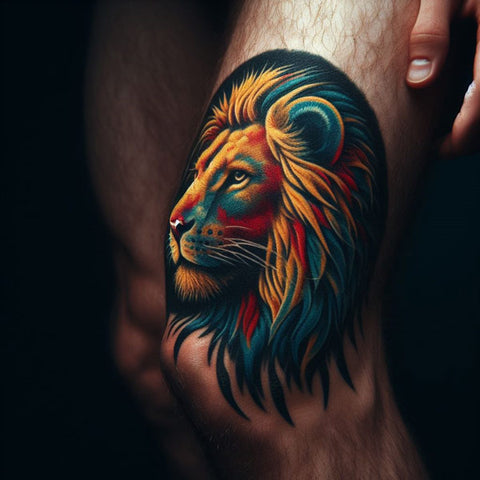 34 Kneecap Tattoo Ideas For Men 40