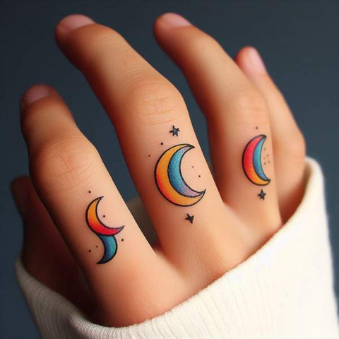 29 Finger Tattoo Designs For Men 3 Moon Finger Tattoo 57105f4c 8ced 45fd 9218