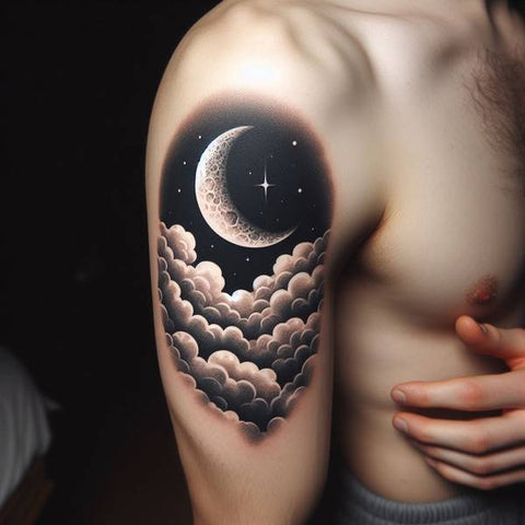 25 Cloud Tattoo Ideas To Fade Away Your Worries 35
