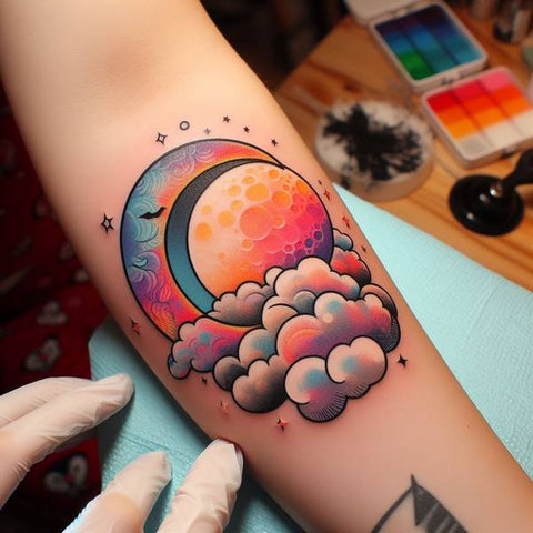25 Cloud Tattoo Ideas To Fade Away Your Worries 36