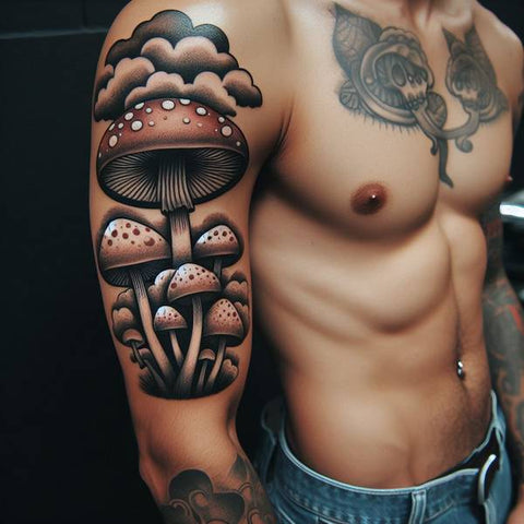 25 Cloud Tattoo Ideas To Fade Away Your Worries 28