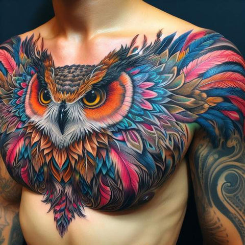 64 Charming Chest Tattoo Ideas For Men 8