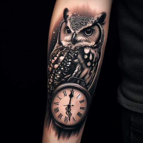 30 Unique Clock Tattoo Ideas with Deep and Multifaceted Meanings 45
