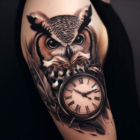 30 Unique Clock Tattoo Ideas with Deep and Multifaceted Meanings 46