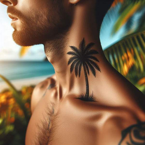 20 Ideas That Complete The World Of Palm Tree Tattoos! 24