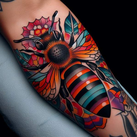 Patron Bee Tattoo