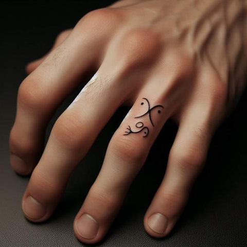 29 Finger Tattoo Designs For Men 30