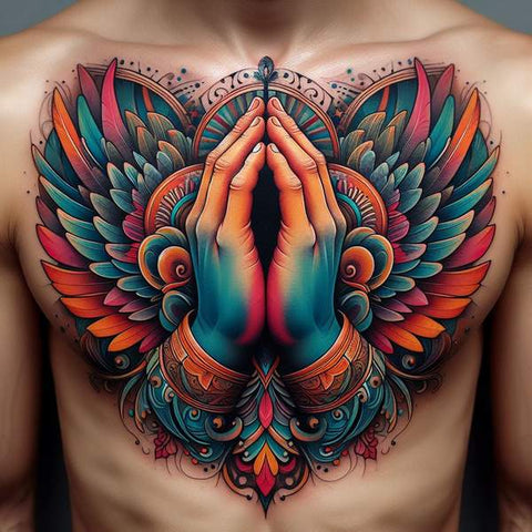 64 Charming Chest Tattoo Ideas For Men 54