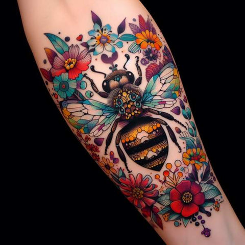 Queen Bee Tattoo