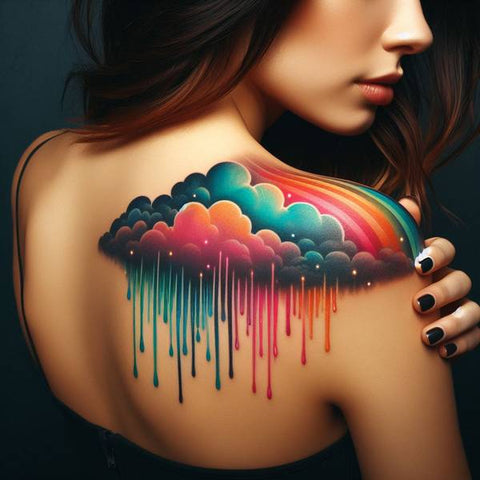 25 Cloud Tattoo Ideas To Fade Away Your Worries 17