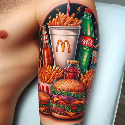 14 Humorous Food Tattoo Ideas and Meanings To Showcase Your Appetite To 27