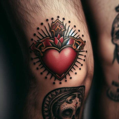 34 Kneecap Tattoo Ideas For Men 33