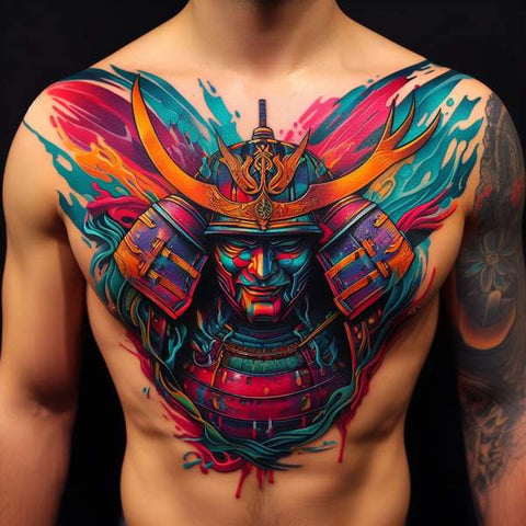 64 Charming Chest Tattoo Ideas For Men 57