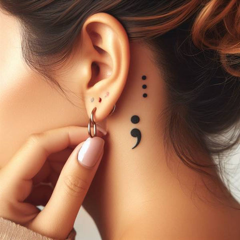 33 Cute Yet Meaningful Tattoos Behind The Ear 29