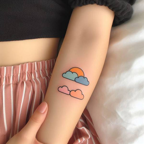 25 Cloud Tattoo Ideas To Fade Away Your Worries 34