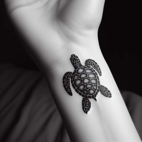 Simple Sea Turtle Tattoo1de5