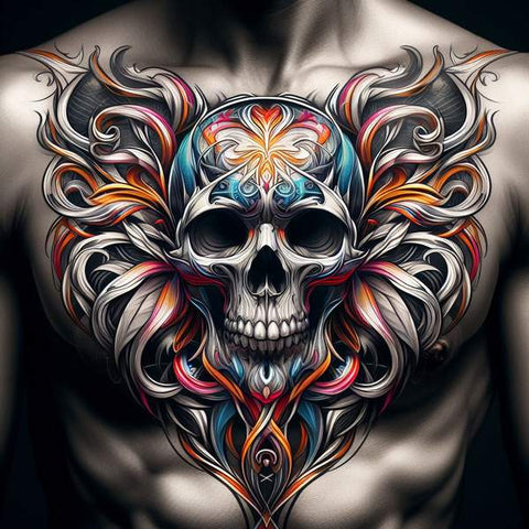 64 Charming Chest Tattoo Ideas For Men 15