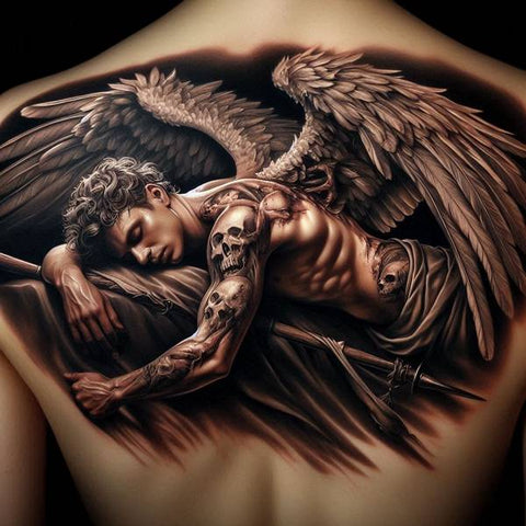 44 Motivating Ideas For Angel Tattoos 57
