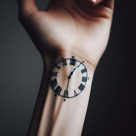 30 Unique Clock Tattoo Ideas with Deep and Multifaceted Meanings 47