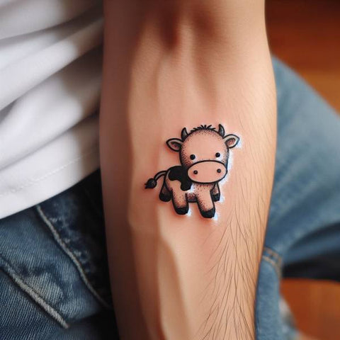 18 Fabulous Cow Tattoo Ideas For You 5