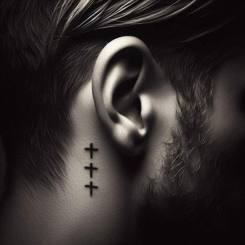 15 Alluring 3 Cross Tattoo Ideas To Look Stylish 11