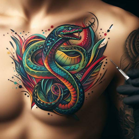 64 Charming Chest Tattoo Ideas For Men 59